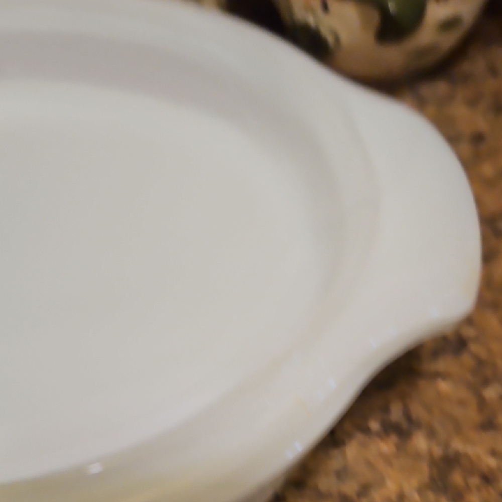 Vintage Fire King Anchor Hocking Pyrex Casserole Dish W/ Lid oval Candle glow - Picture 5 of 11